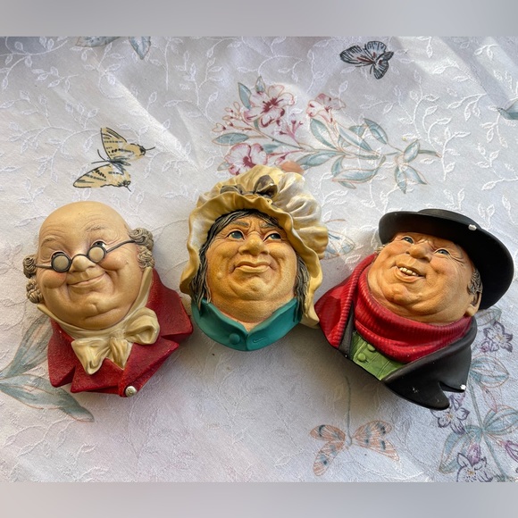 Bossons Wall Head Sarah Gamp Vintage 1964 England - Picture 11 of 12